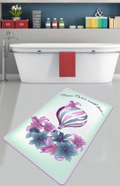 Mijölnir Alfombrilla de baño Purple Balloon (70 x 120)